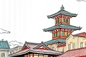 夜色楼宇间的窗火群像漫画封面